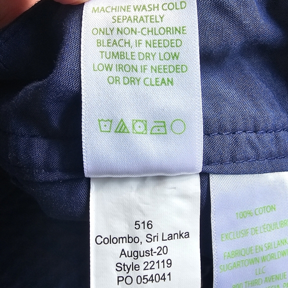 Lilly Pulitzer Callahan Shorts True Navy Jacquard Wave Size 00 - Picture 12 of 15